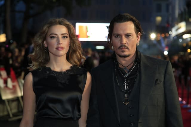 Amber Heard and Johnny Depp