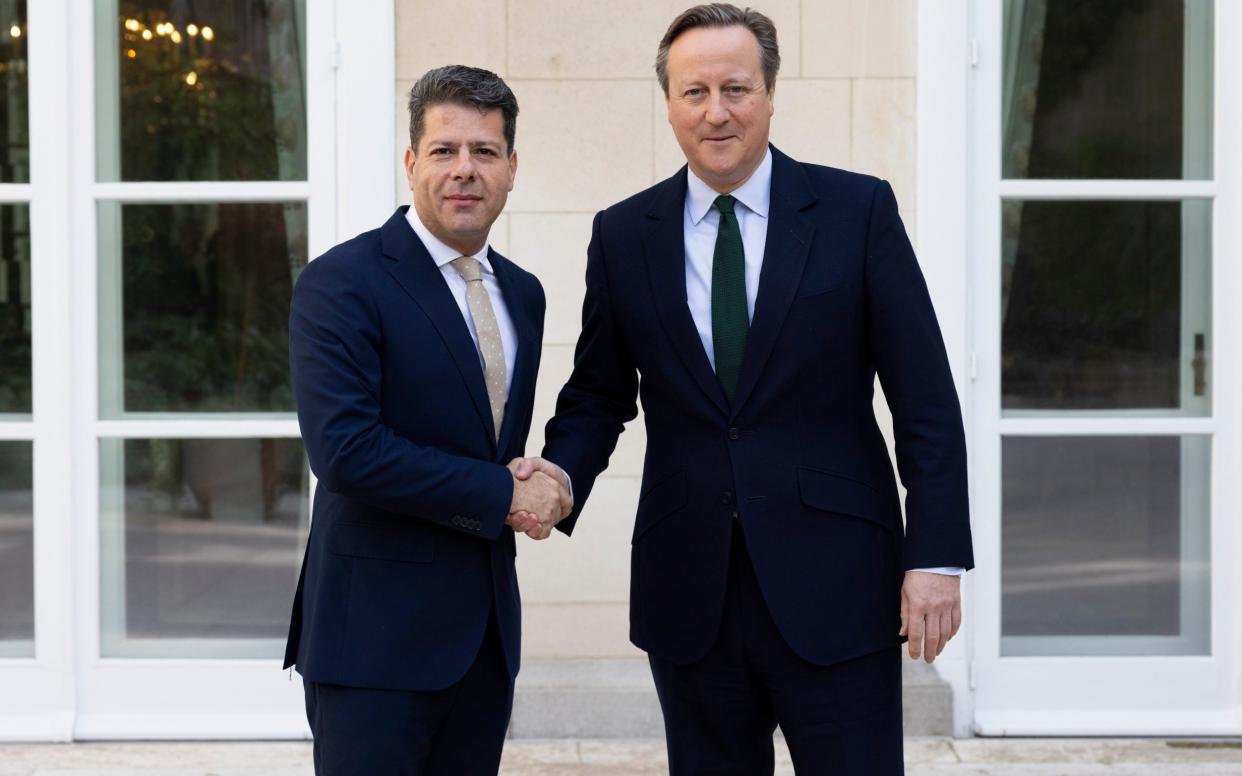 Lord Cameron and Fabian Picardo