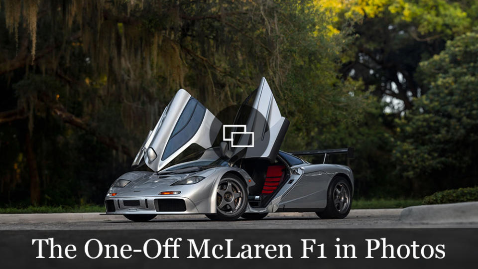 McLaren F1 With Revised Headlights in Photos