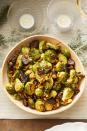 <p>Roasted Brussels have never let us down, and this recipe is no exception. Add toasted, spiced pumpkin seeds and sweet Mission figs to your list of go-to mix-ins for this no-fail side.</p><p><em><a href="https://www.goodhousekeeping.com/food-recipes/healthy/a25323337/brussels-sprouts-with-pepitas-and-figs-recipe/" rel="nofollow noopener" target="_blank" data-ylk="slk:Get the recipe for Brussels Sprouts with Pepitas and Figs »" class="link rapid-noclick-resp">Get the recipe for Brussels Sprouts with Pepitas and Figs »</a></em></p>