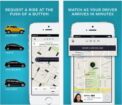 Uber website screenshot showing how the ride-sharing service works