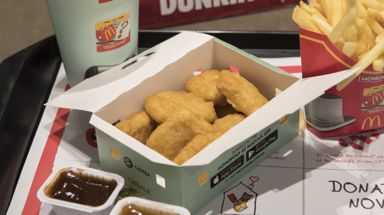 Chicken McNuggets in box