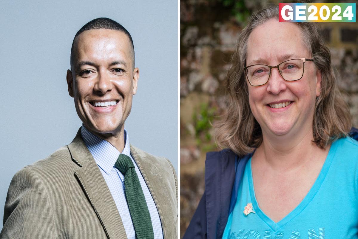 Norwich South candidates Clive Lewis and Linda Law <i>(Image: UK Parliament/Linda Law)</i>