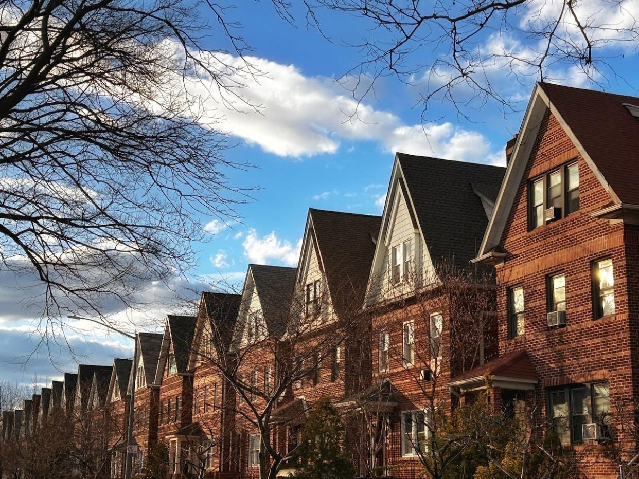 Row houses in Queens, New York.