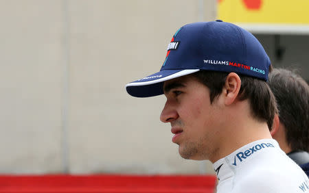 Motor Racing - F1 Formula One - Formula One Test Session - Circuit de Barcelona-Catalunya, Montmelo, Spain - March 1, 2018 Lance Stroll of Williams during testing. Picture taken March 1, 2018. REUTERS/Albert Gea