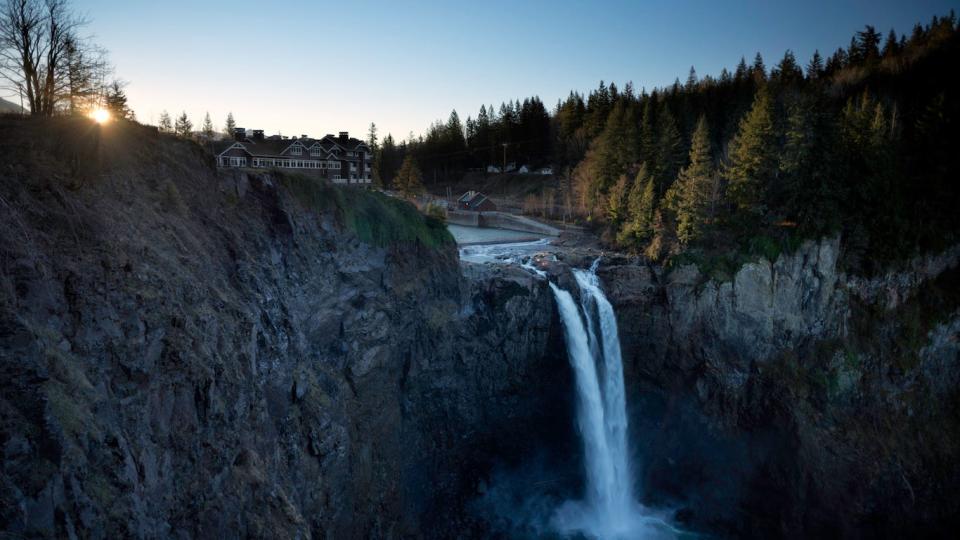 The Salish Lodge & Spa overlooks Snoqualmie Falls.