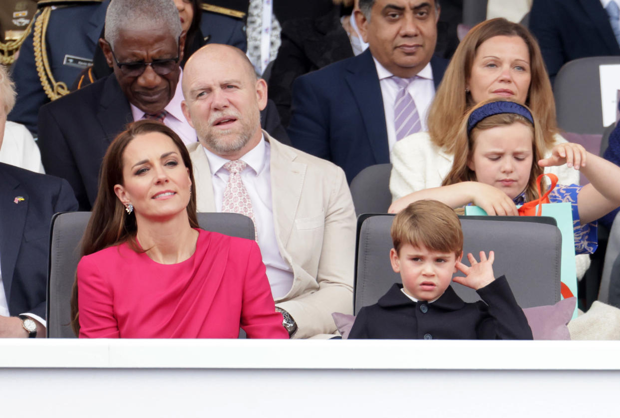 The Duchess of Cambridge opted for bright pink Stella McCartney. (Getty Images)
