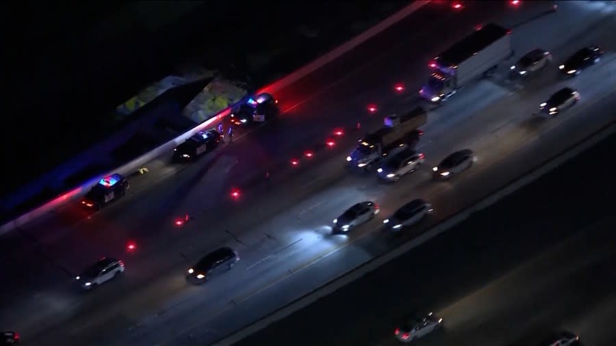 Infant Dies on 405 Freeway