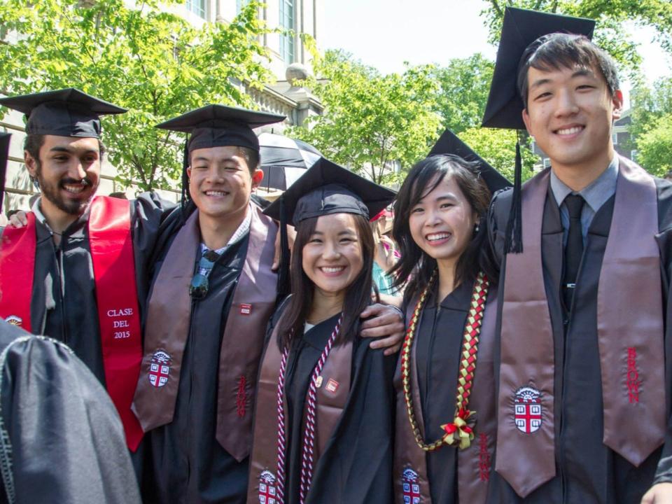 Brown University graduation