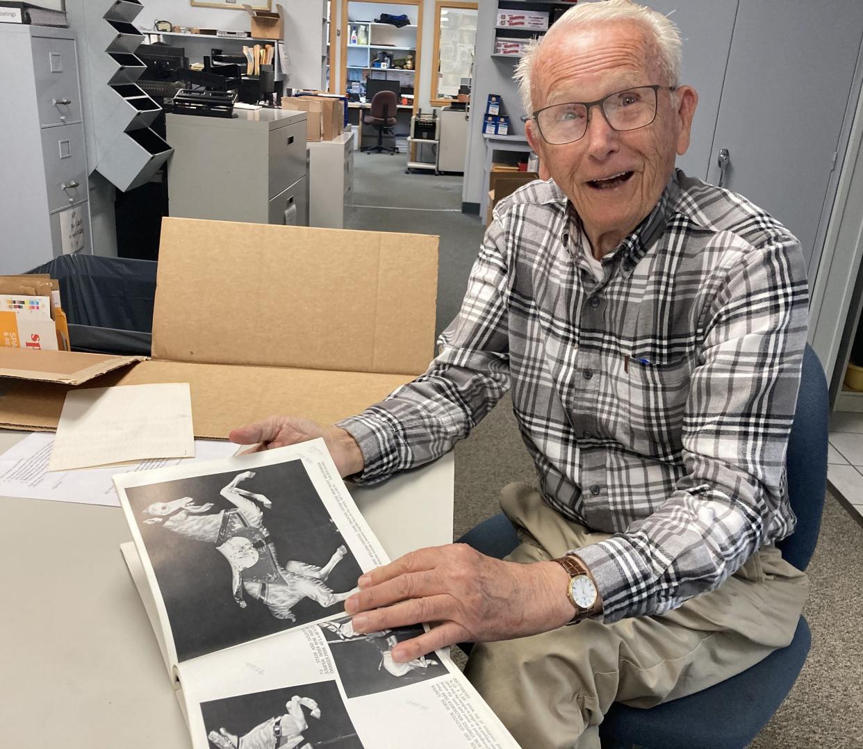 Paul Nelson, the former owner of Waldameer Park & Water World, is shown in this 2021 file photo. Nelson died last year at the age of 89.