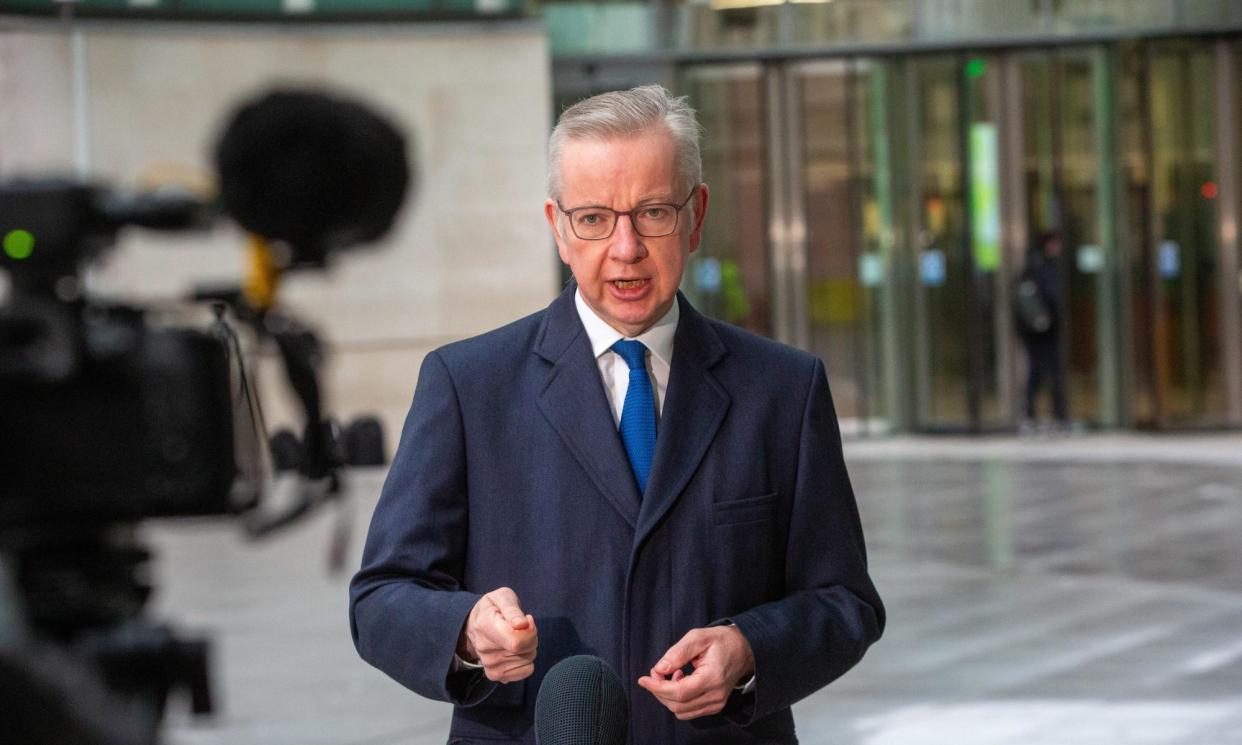 <span>A spokesperson said: ‘Mr Gove is grateful to the Guardian for bringing this matter to his attention.’ </span><span>Photograph: Tayfun Salcı/Zuma Press Wire/Rex/Shutterstock</span>