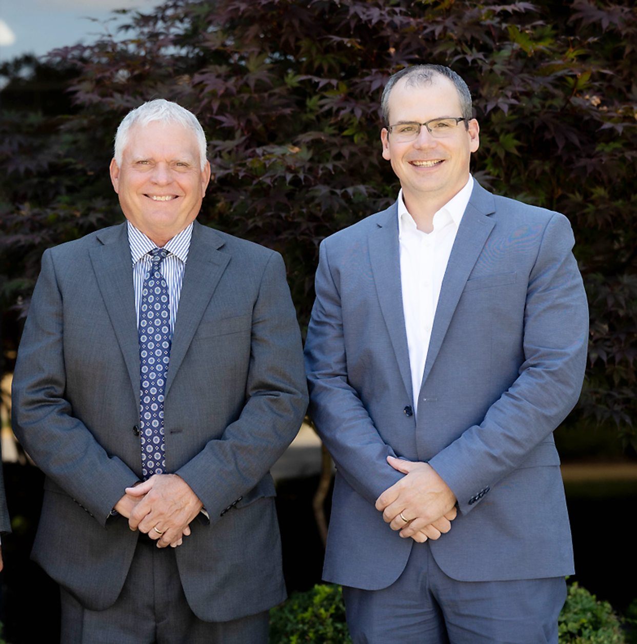 Bank of Pontiac CEO Bill Kauffman, left, is retiring and the Mark Donovan will be taking over as CEO.