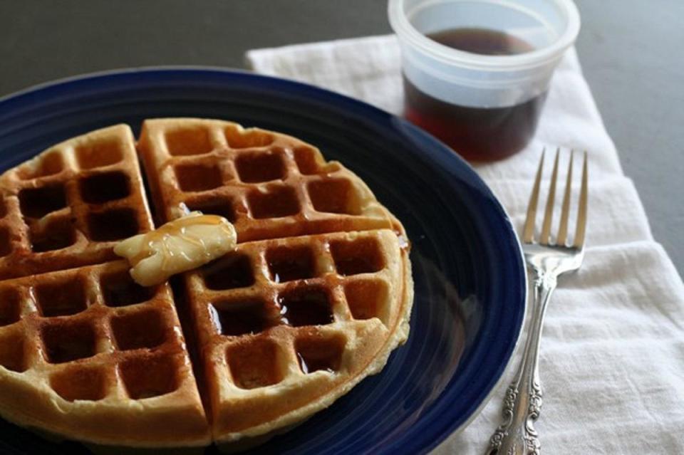 Sweet Milk Homemade Waffles