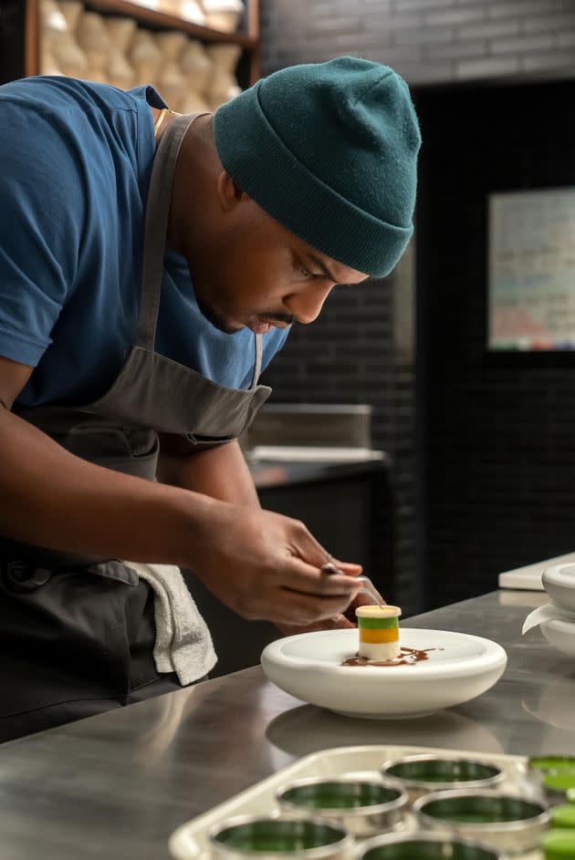 Marcus (Lionel Boyce) goes to Copenhagen to train with a renowned pastry chef and develop ideas for the restaurant's dessert menu, in Episode 4 of Season 2 of FX's 