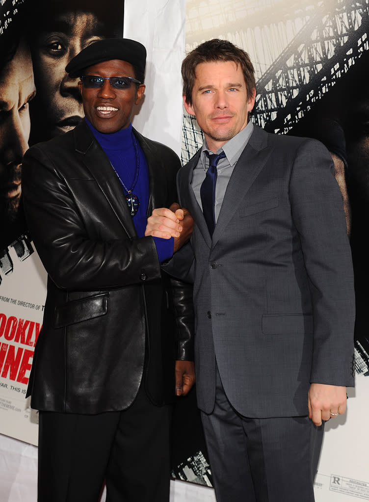 Brooklyn's Finest NY premiere 2010 Wesley Snipes Ethan Hawke