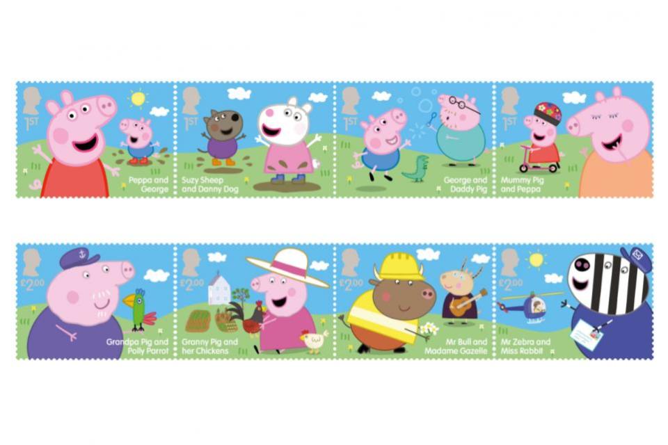 News Shopper: Peppa Pig and her friends and family feature in Royal Mail's new stamp collection