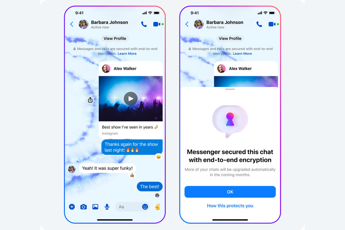 Зашифрованные чаты в Facebook Messenger теперь включают в себя больше ожидаемых функций