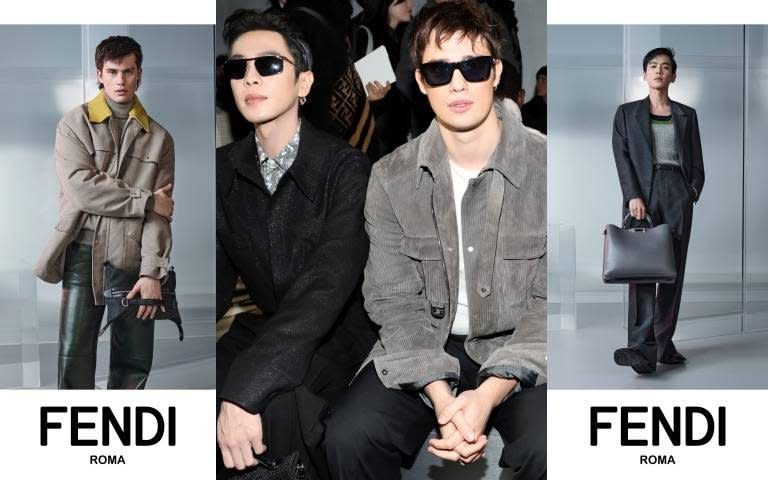 FENDI 2024-25 秋冬男裝系列將於 2024 年 7 月 18 日起在全球 FENDI 精品店和 fendi.com 官網開賣。 （圖／品牌提供）