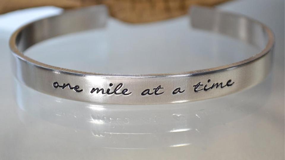 Best gifts for runners: A motivational bracelet