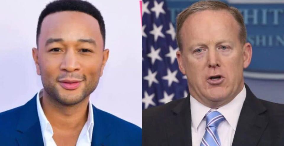 John Legend Sean Spicer thegrio.com