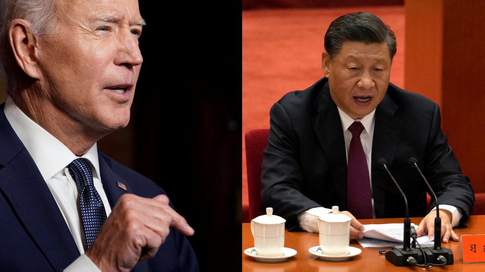 許多中國人渴望潤美。圖為美國總統拜登（左）與中國領導人習近平（右）。（合成圖）    圖：達志影像 / 美聯社（資料照）