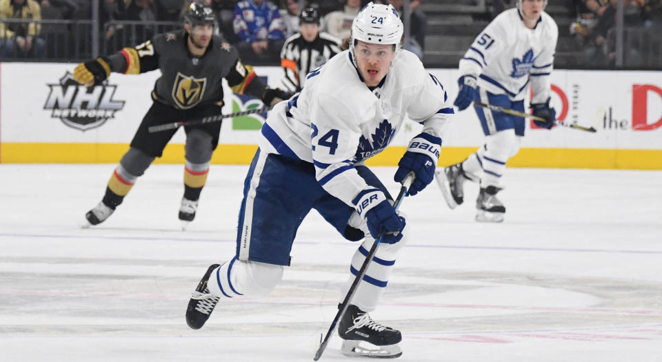 Kasperi Kapanen and the Toronto Maple Leafs are going to start talking contract soon. (Ethan Miller/Getty Images)