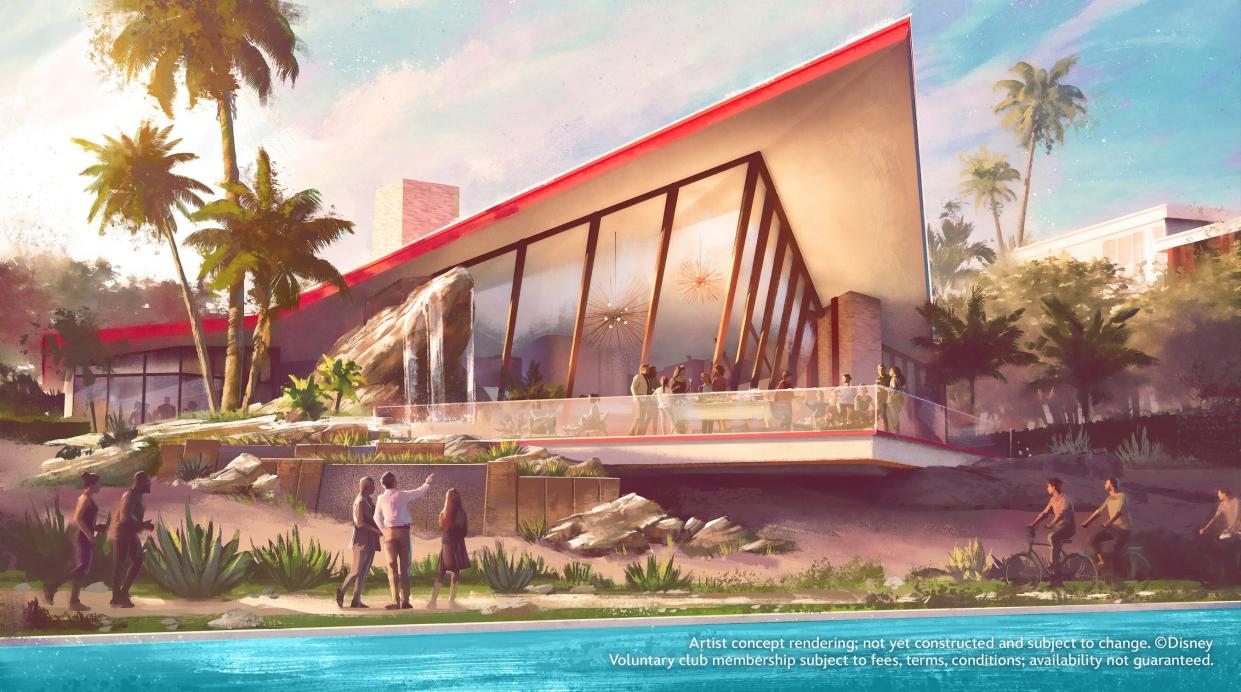 A rendering of the "Parr House," a planned exclusive clubhouse inspired by the film "The Incredibles 2" planned for Storyliving by Disney's Cotino development in Rancho Mirage.