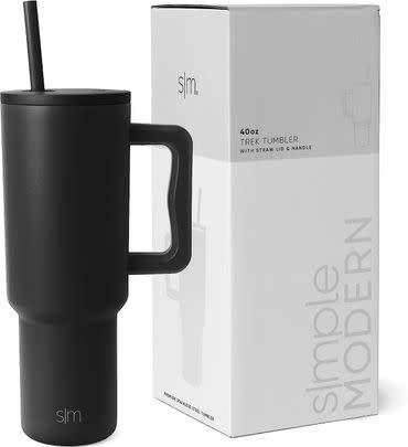 Simple Modern 40-ounce tumbler with handle and straw lid