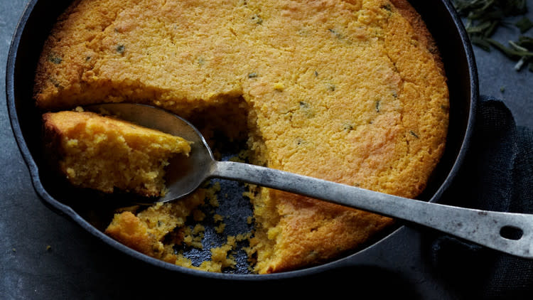 Sage and Honey Skillet Cornbread