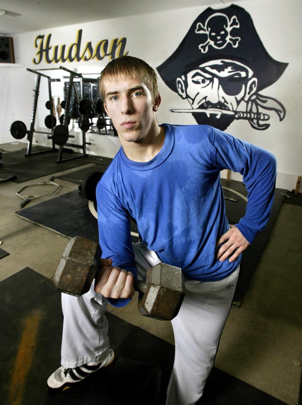 Hudson's C.J. Ettelson joined Mack Reiter as hoping to win a fourth title in the 2003 state tournament.