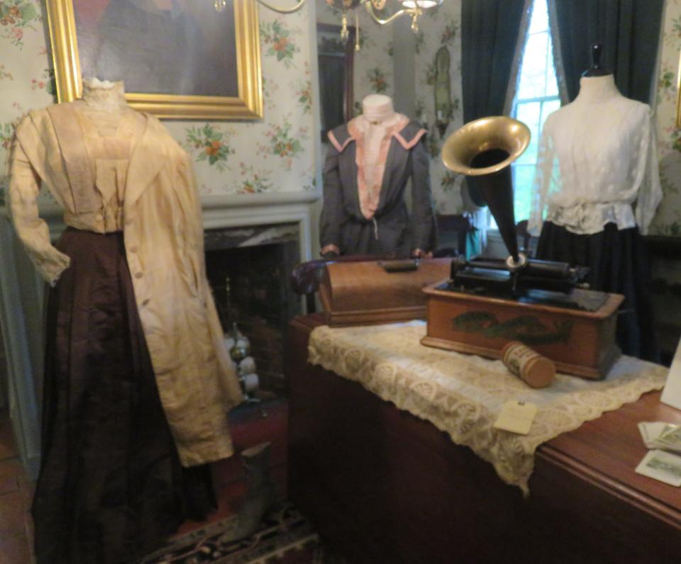 Clothing tells the story of Yarmouth Port a century or more ago in a new exhibit at the Captain Bangs Hallet House.