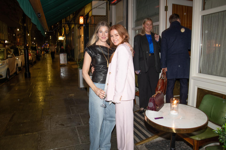 Rebecca Marks and Isla Fisher at the launch party of Green Wolf Lighting by Solange Azagury-Partridge in London