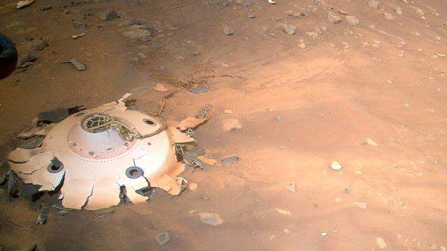 NASA's Mars helicopter discovers 'alien' wreckage on the Red Planet