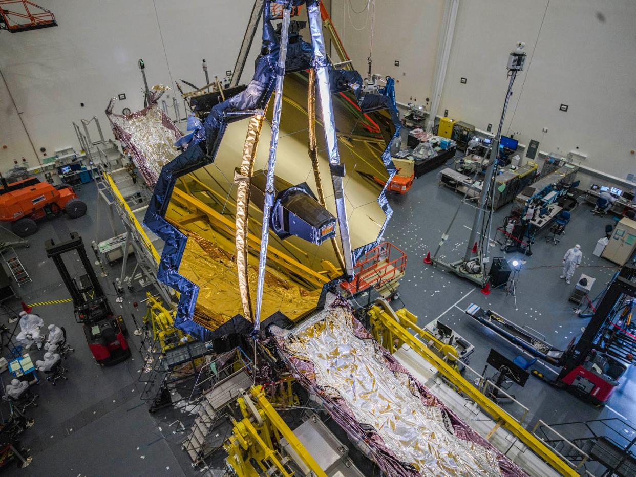 james webb space telescope clean room