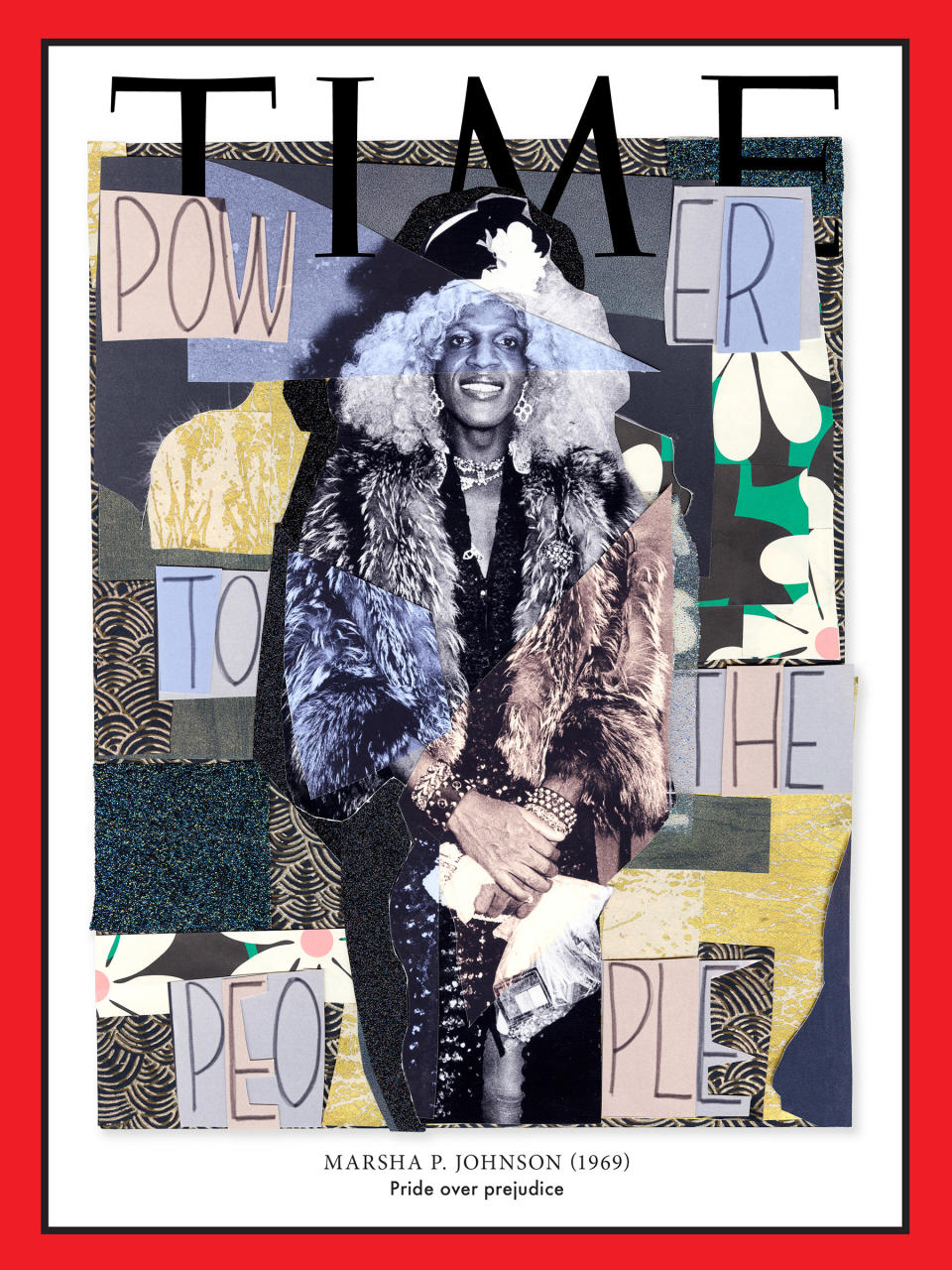Buy the cover art→ | Art by Mickalene Thomas for TIME; Johnson: Arlene Gottfried—Daniel Cooney Fine Art; Sign: Diana Davies © NYPL/Art Resource, NY