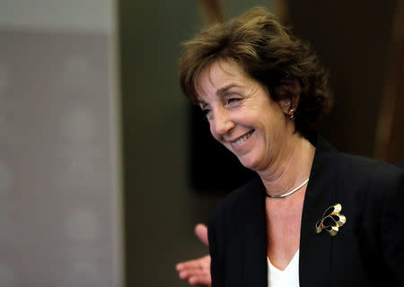 U.S. Ambassador to Mexico Roberta S. Jacobson arrives to listen to a joint message delivered by U.S. Homeland Security Secretary Kirstjen Nielsen and Mexico's Foreign Minister Luis Videgaray in Mexico City, Mexico March 26, 2018. REUTERS/Henry Romero