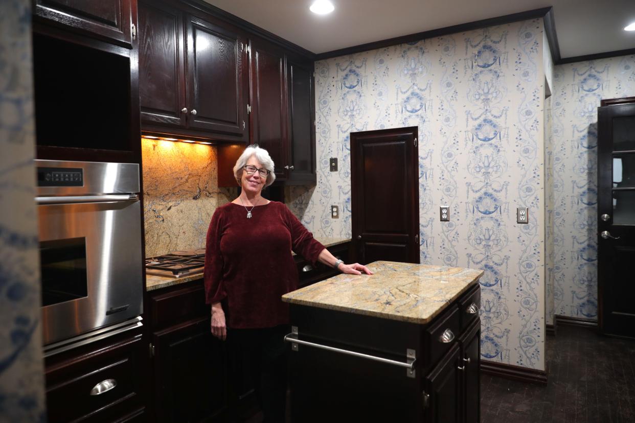 The Rev. Dana Orwig stands in the kitchen of the Magdalene House OKC, a new nonprofit women's organization started by the Episcopal Diocese of Oklahoma.