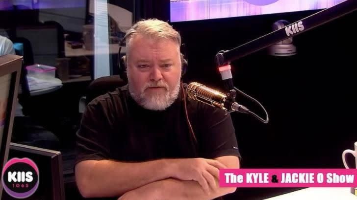 It seems Kyle has gotten a bit of a telling off from Karl. Source: KIIS FM