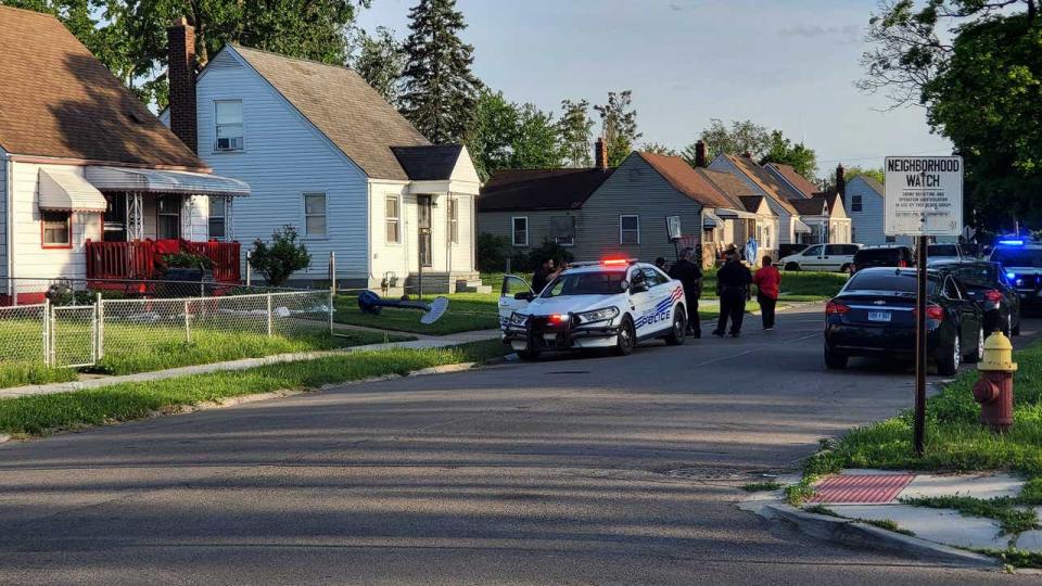 <div>A 6-year-old boy accidentally shot himself in the thumb with an unsecured gun in the 3100 block of South Ethel Street in Detroit on Wednesday, May 22, 2024.</div>