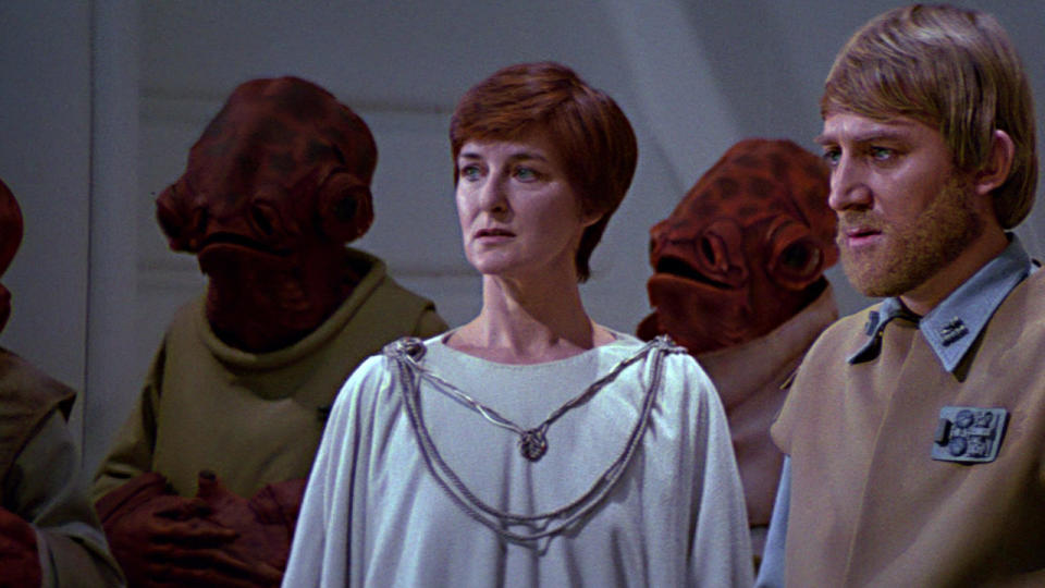 Caroline Blakiston as Mon Mothma in Star Wars: Episode IV - Return of the Jedi (Lucasfilm)