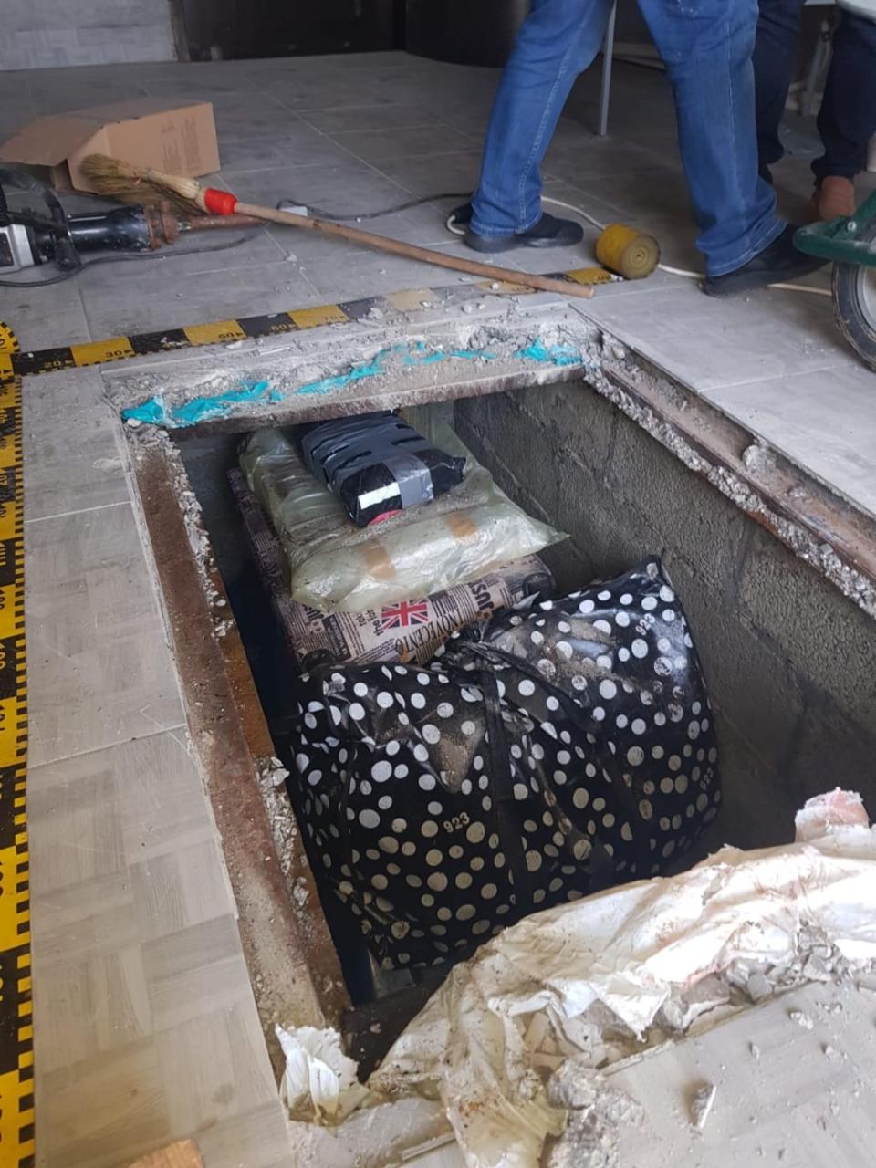 The works were recovered from an underground compartment. (Met Police)