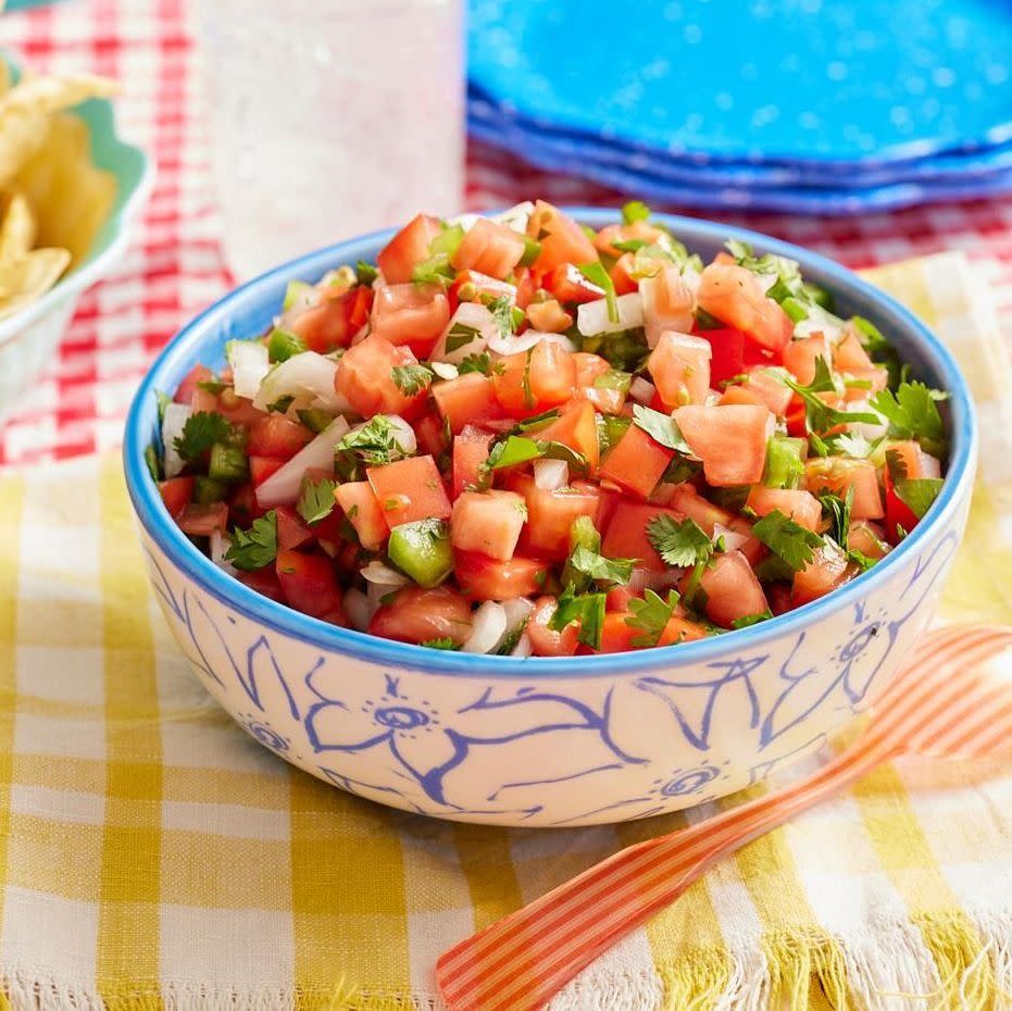 healthy super bowl recipes pico de gallo