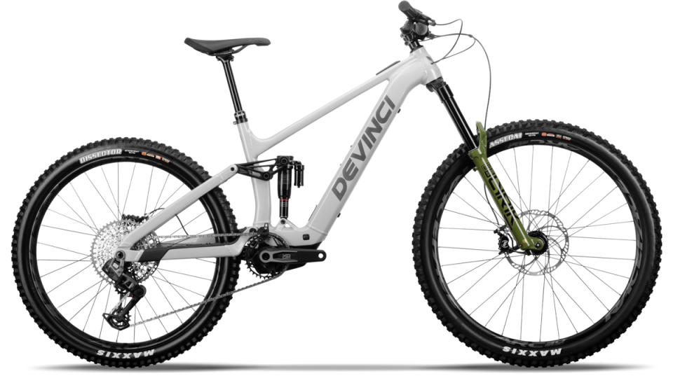 Devinci E-Troy Lite GX AXS 12s, side