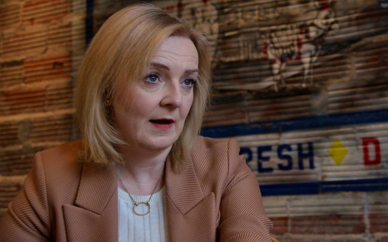 Liz Truss has said it is vital that The Telegraph is able to publish freely