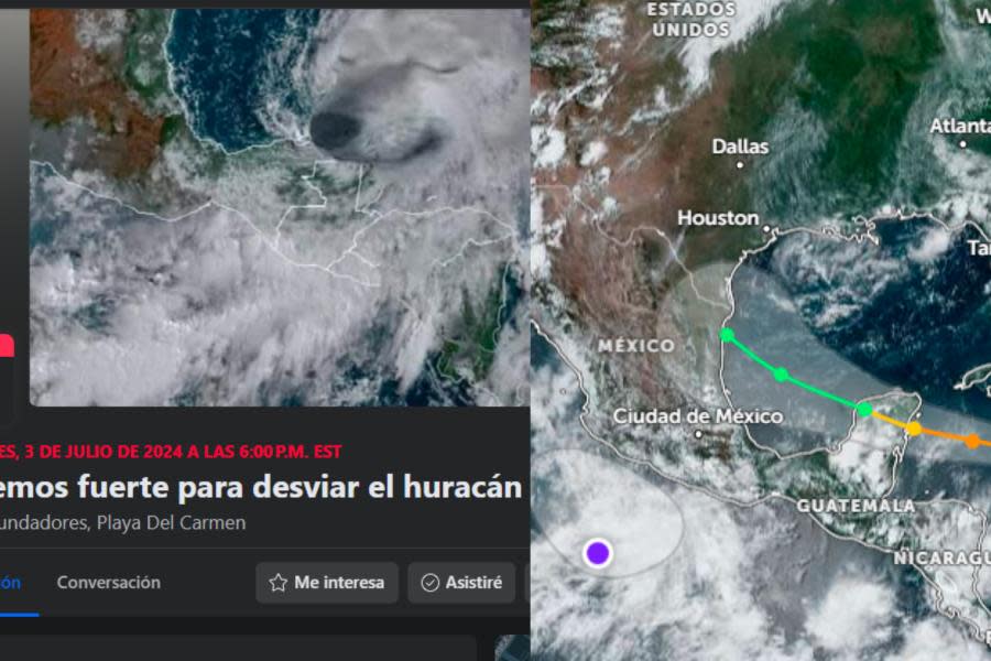 Convocan a “unirse y soplar fuerte” para alejar al huracán Beryl de México