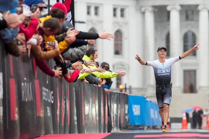 Brent McMahon wins Ironman Wisconsin