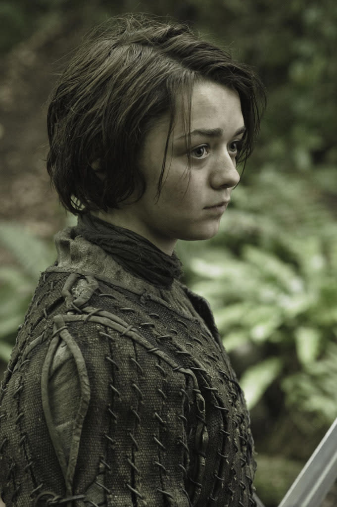 Maisie Williams in the "Game of Thrones" Season 3 episode, "Dark Wings, Dark Words."