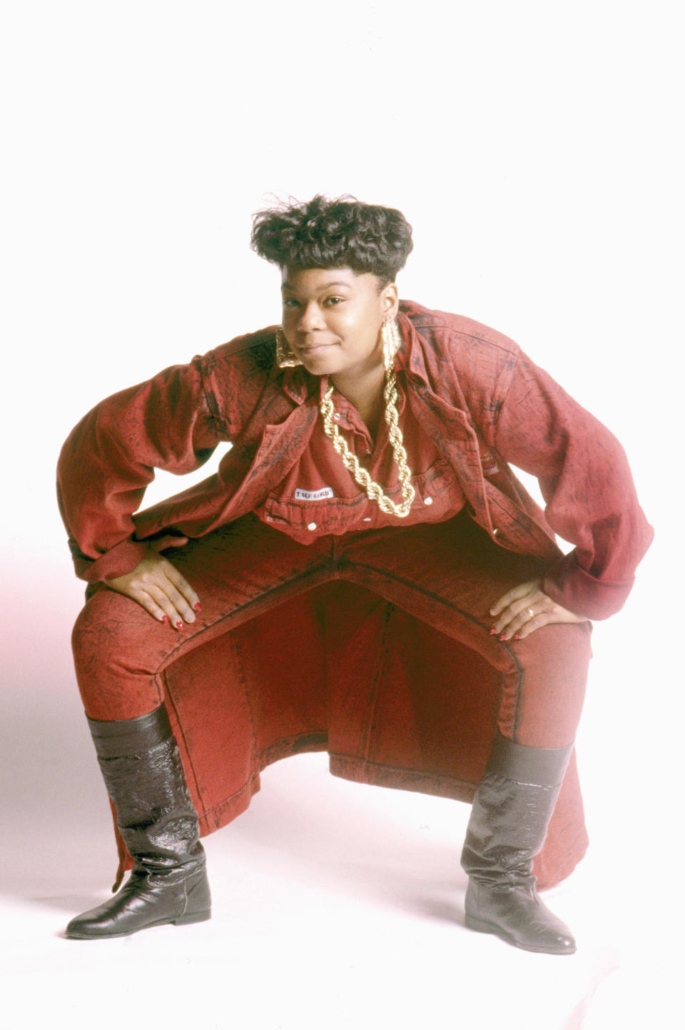 Roxanne Shante in New York City in August 1988.  (Michael Ochs Archives / Getty Images file)