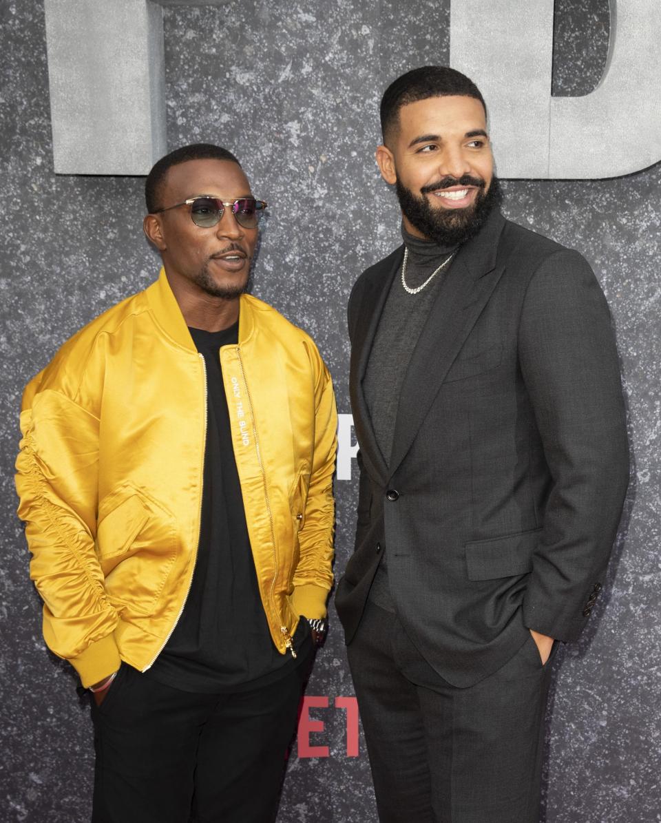 Drake and Top Boy's Ashley Walters (Getty Images)
