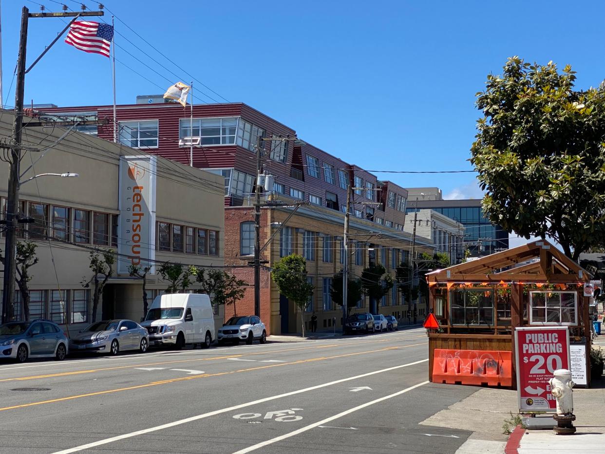 <p>The offices of Cloud computing firm Fastly in San Francisco, California. A brief outage on Fastly’s network on 8 June triggered worldwide internet problems. </p> (Josh Marcus / The Independent.)